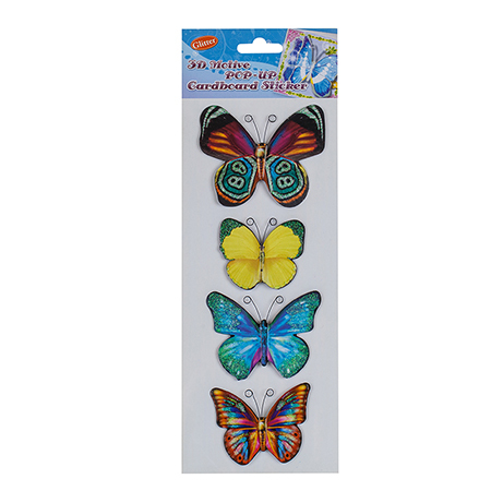 Стикер пеперуди 3D ефект