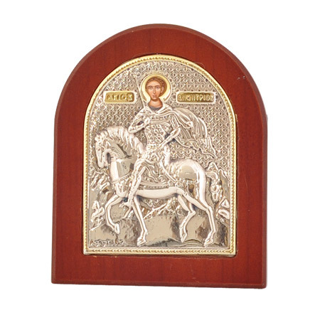 Икона св.Димитър злато